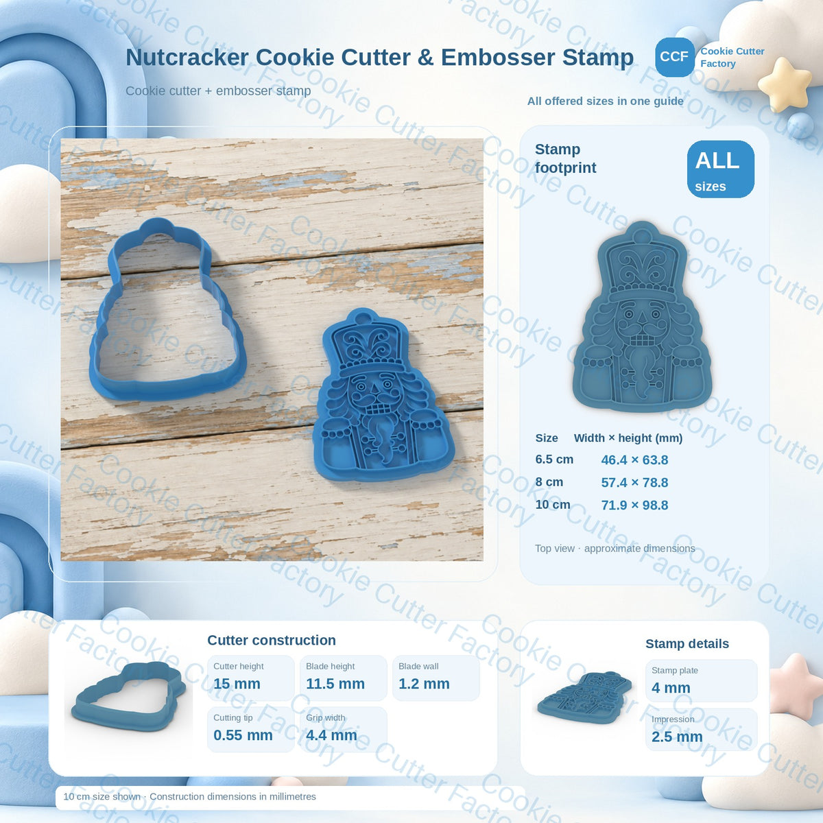 Nutcracker Cookie Cutter & Embosser Stamp | CCF_APPROVED_MEDIA_V1:3:17932d8c6801cde24d9ab3df09b2aad26cd13beaa28d780cca2b4135b71a68fc