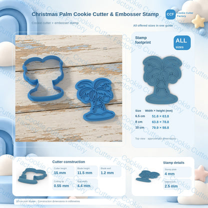 Christmas Palm Cookie Cutter & Embosser Stamp | CCF_APPROVED_MEDIA_V1:3:6c89244b55e06ad2797b22dcdf0f75ef65ed43d77252aea85b29f58714303981