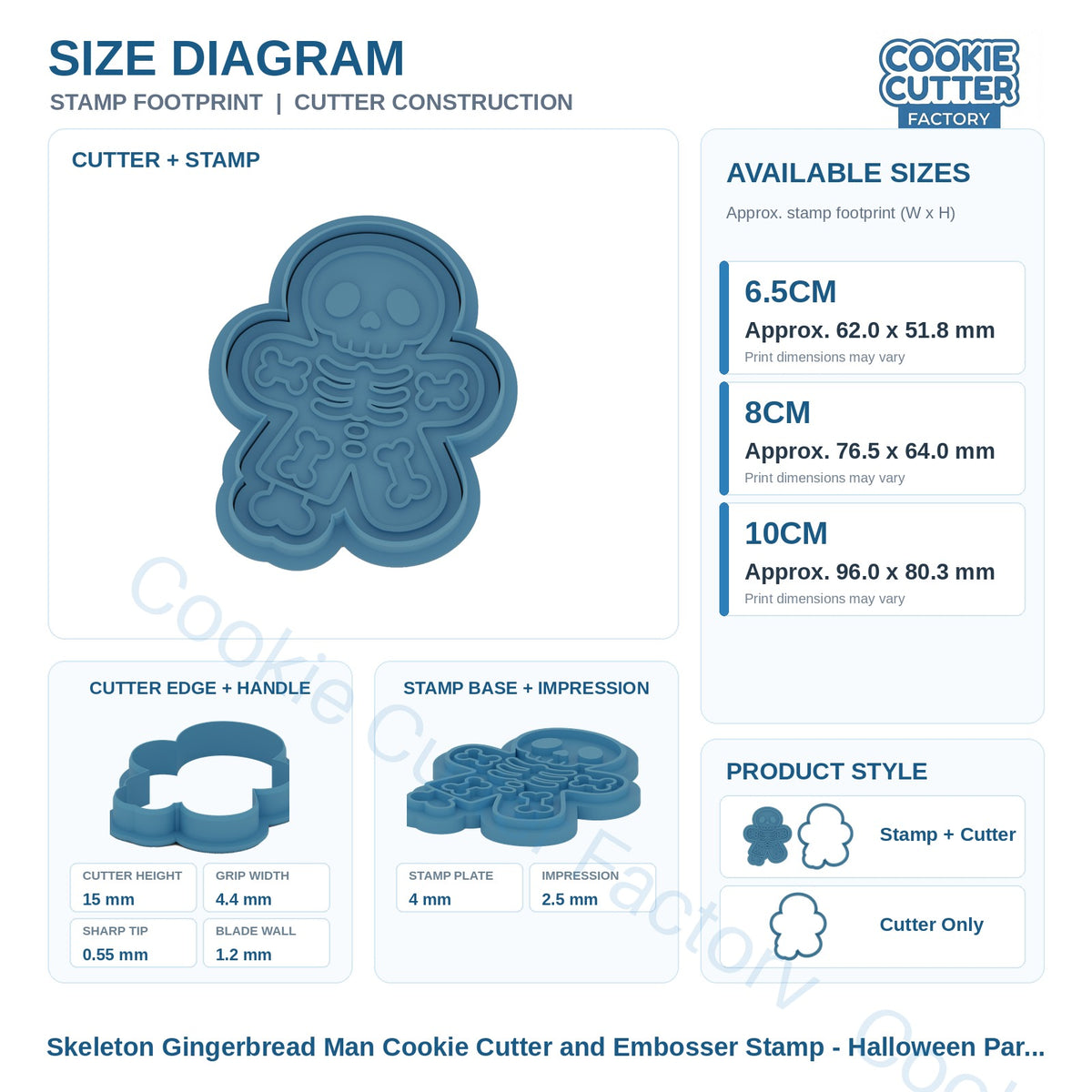 Skeleton Gingerbread Man Cookie Cutter and Embosser Stamp - Halloween Party | CCF_APPROVED_MEDIA_V1:3:9dc0f07051af3a96304a7e666b3495c7d858c83e48def1ad2c38571b9d15c6a2