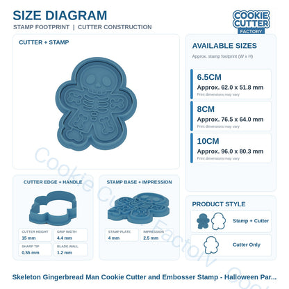 Skeleton Gingerbread Man Cookie Cutter and Embosser Stamp - Halloween Party | CCF_APPROVED_MEDIA_V1:3:9dc0f07051af3a96304a7e666b3495c7d858c83e48def1ad2c38571b9d15c6a2