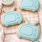 Retro Television TV Cookie Cutter and Embosser Stamp | Vintage 80s 90s Media, Nostalgia Party