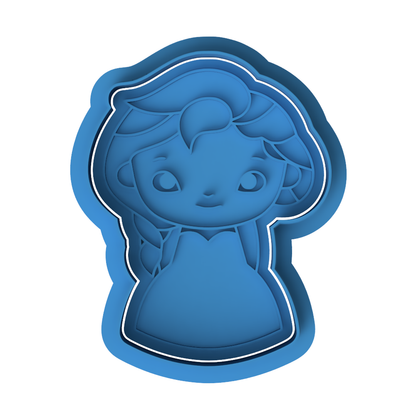 Princess Elsa Inspired Cookie Cutter and Embosser | Frozen Snow Queen Birthday Party Tool