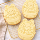 Easter Bunny in Basket Cookie Cutter and Embosser Set – Easter Collection