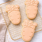 Stylized Easter Carrot Cookie Cutter and Embosser Set – Easter Collection