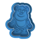 Monsters Inc Sulley Cookie Cutter & Embosser Stamp