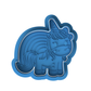 Starry Unicorn Cookie Cutter | Cute Kawaii Pony Embosser