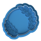 Laurel Wreath Plaque Cookie Cutter and Embosser Stamp Set | Wedding, Celebration, Custom Message