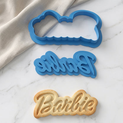 Doll Character Cookie Cutter & Embosser Stamps Set V2 Kids TV