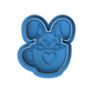 Easter Bunny in Teacup Cookie Cutter and Embosser Set – Easter Collection