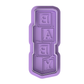 Stacked Baby Blocks Cookie Cutter & Embosser Baby Shower Biscuit Stamp