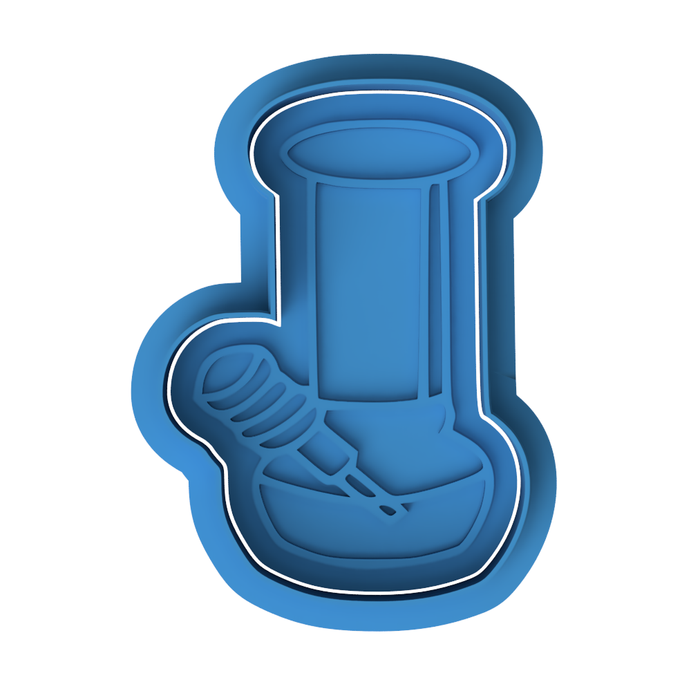 Bong Cookie Cutter & Embosser Stamp