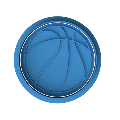 Basketball Cookie Cutter and Embosser Set – Sports Theme Party Baking Tool
