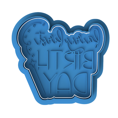 Fairy First Birthday Cookie Cutter | 1st Birthday Embosser | Magical Party Cookie Stamp