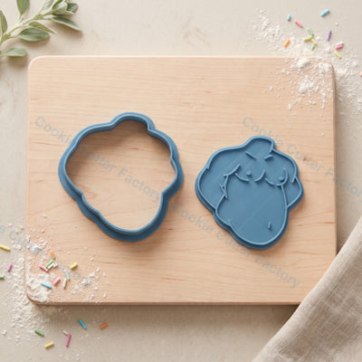 Dad Bod Cookie Cutter and Stamp Embosser Father's Day