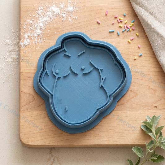 Dad Bod Cookie Cutter and Stamp Embosser Father's Day