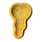 Key Heart Cookie Cutter & Stamp