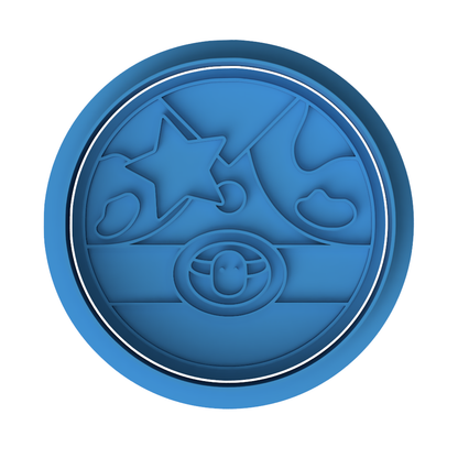 Toy Story Woody Inspired Cookie Cutter and Embosser | Andy's Room Wallpaper Sheriff Badge