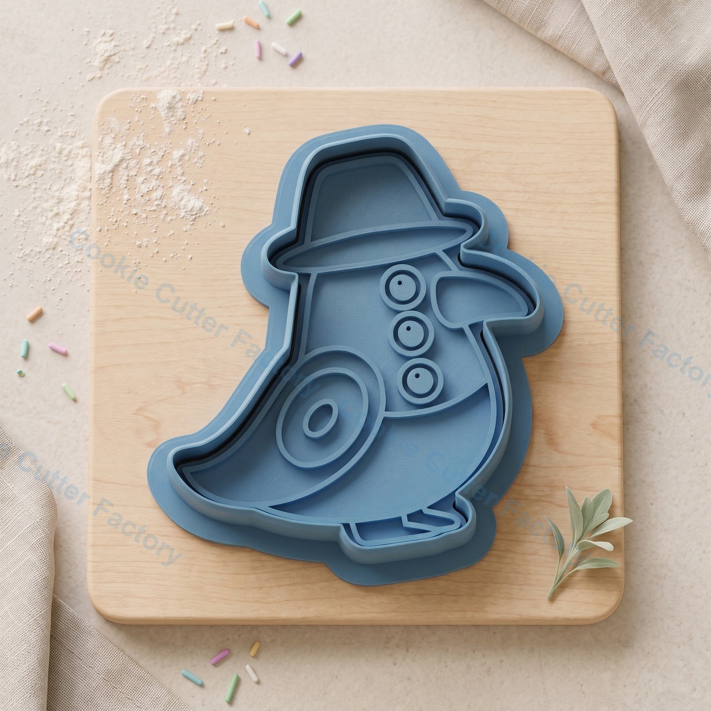 Demon Hunters Sussie the Magpie Cookie Cutter and Embosser Stamp - Chibi Design