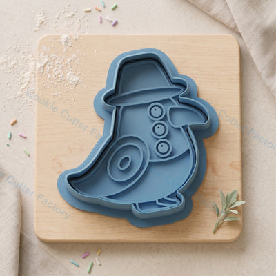 Demon Hunters Sussie the Magpie Cookie Cutter and Embosser Stamp - Chibi Design