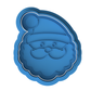 Cute Santa Claus Face Cookie Cutter and Embosser | Christmas Santa Head Baking
