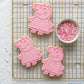 Gentle Pig Mother Cookie Cutter and Embosser Set – Cartoon Family Baking Tool