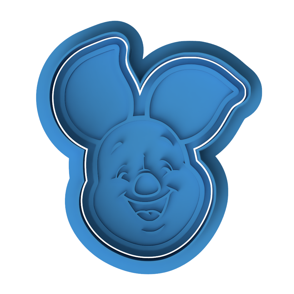 Sweet Little Piglet Cookie Cutter & Embosser Stamp (Classic & Baby Shower)