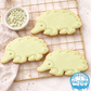 Cute Echidna Cookie Cutter and Embosser Stamp | Australian Wildlife, Animal Party