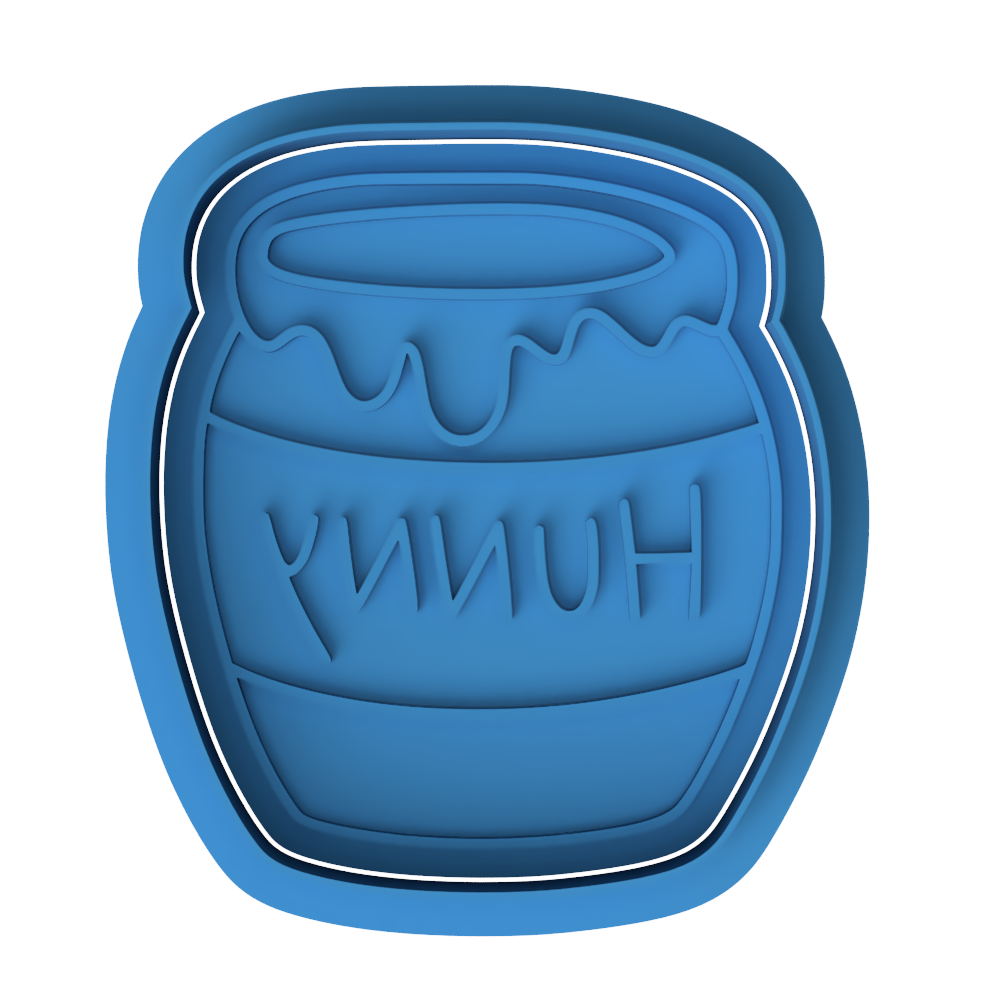 Hunny Pot Cookie Cutter and Embosser Set | Winnie the Pooh Honey Pot Baby Shower