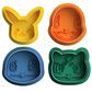 Pokémon Faces Cookie Cutters & Stamps