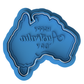 Australia Map Cookie Cutter with Embosser – Happy Australia Day Design