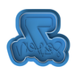 Script Seven Cookie Cutter and Embosser | 7th Birthday Cookie Stamp