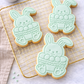 Easter Bunny in Basket Cookie Cutter and Embosser Set – Easter Collection