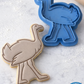 Cute Emu Cookie Cutter and Embosser Stamp | Australian Wildlife, Animal Party