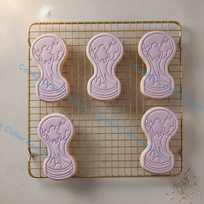 Globe Trophy Sports Award Cookie Cutter and Embosser Stamp