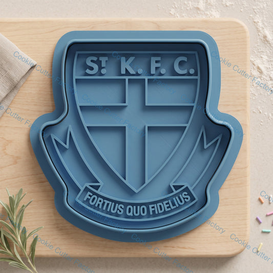 St Kilda Football Club Cookie Cutter and Embosser Stamp | Footy Fan, Game Day, Grand Final Party