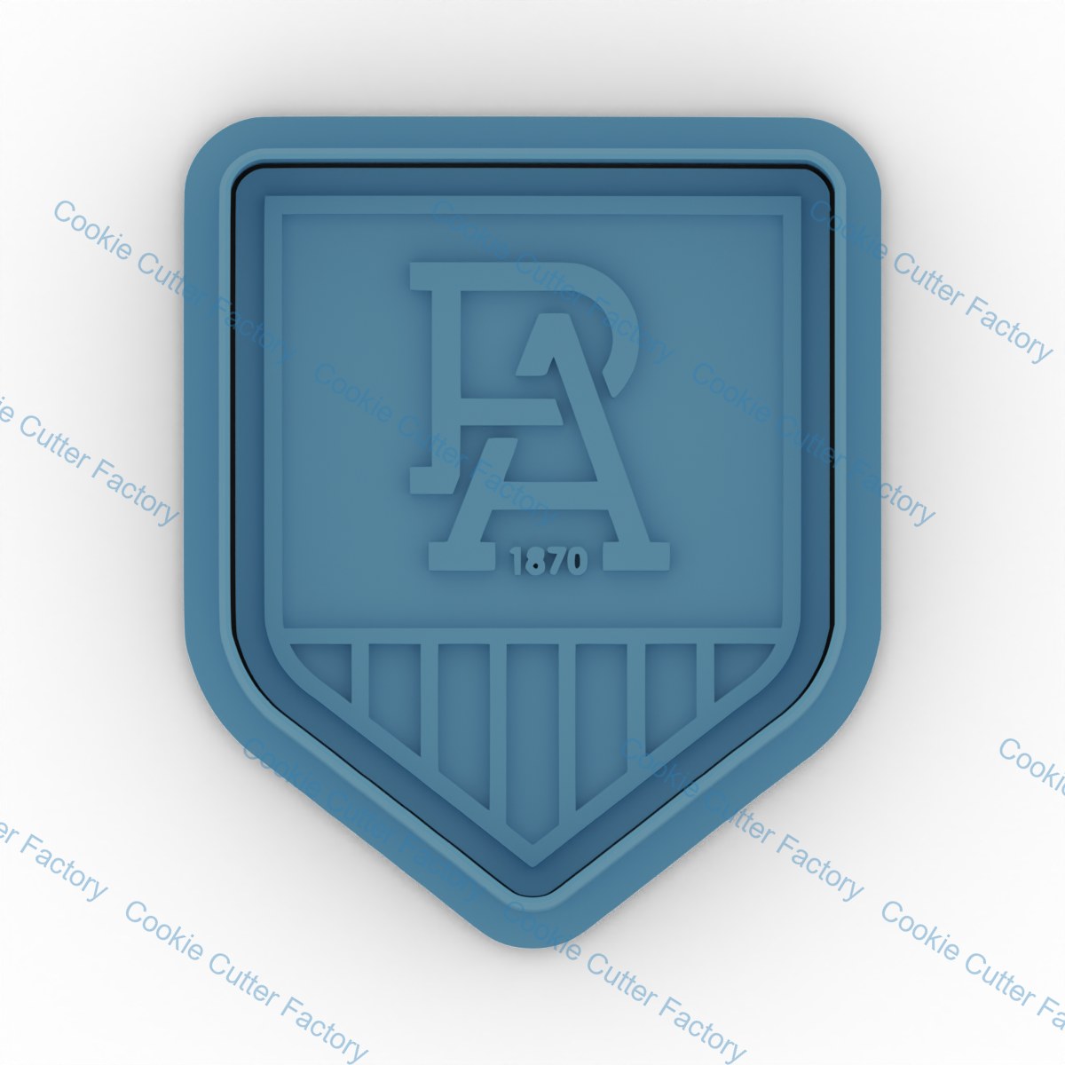 Port Adelaide Cookie Cutter and Embosser Stamp | Footy Fan, Game Day, Grand Final Party