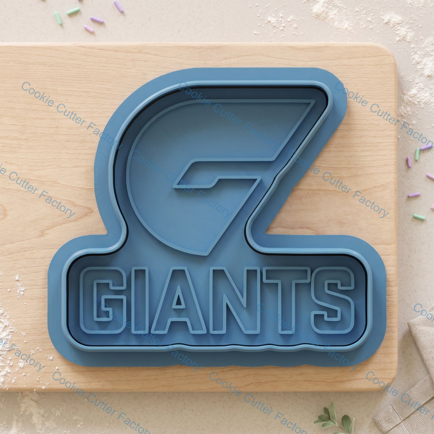 Giants Cookie Cutter and Embosser Stamp | Game Day, Footy Fan, Grand Final Party