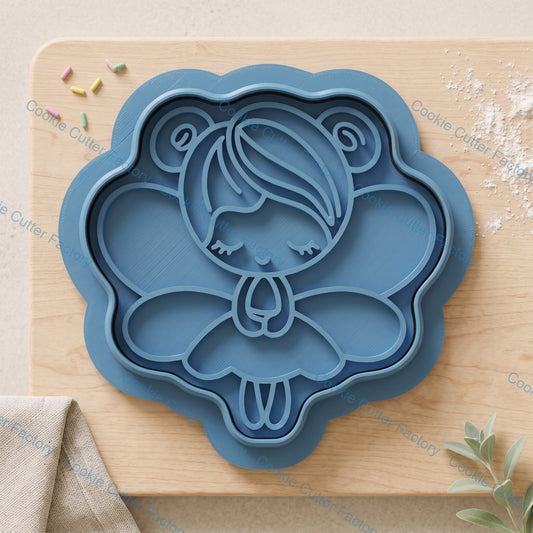 Fairy Cookie Cutter and Embosser Stamp Set