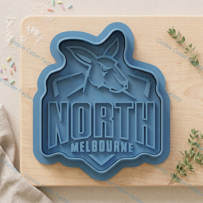 North Melbourne Cookie Cutter and Embosser Stamp | Game Day, Footy Fan, Grand Final Party