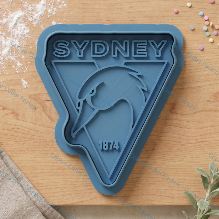 Sydney Swans Cookie Cutter and Embosser Stamp | Game Day, Footy Fan, Grand Final Party