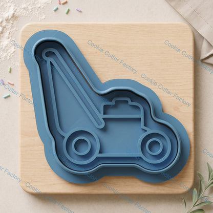 Lawn Mower Cookie Cutter and Embosser Stamp Set | Landscaping, Gardening, Yard Work