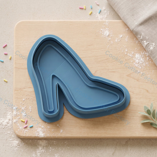 High Heel Shoe Cookie Cutter and Embosser Stamp - Fashion Party Cookies