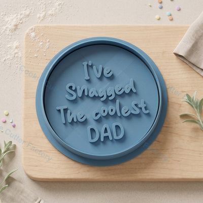 I've Snagged The Coolest Dad Cookie Cutter and Embosser Stamp - Father's Day