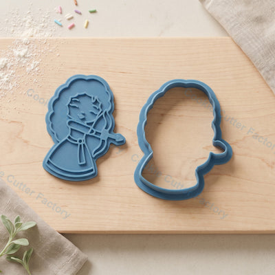 Merida Archery Princess Cookie Cutter and Embosser Stamp - Brave Movie Cookies