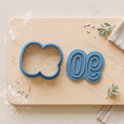 Number 90 Cookie Cutter and Embosser Stamp - Milestone Birthday