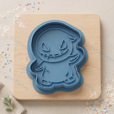 Oogie Boogie Cookie Cutter and Embosser Stamp - Halloween Baking