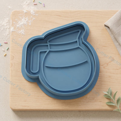 Pitcher Cookie Cutter and Embosser Stamp - Kitchen Baking Cookies