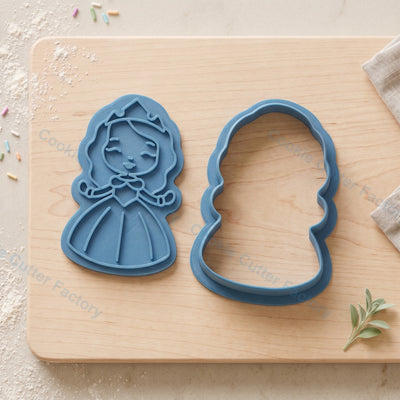 Princess Aurora Cookie Cutter and Embosser Stamp - Sleeping Beauty Party