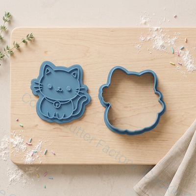 Sitting Cat Cookie Cutter and Embosser Stamp - Cute Cat Birthday Cookies | CCF_APPROVED_MEDIA_V1:2:50e49906fb848b58ffa78e180d3a8b3a2a50e73c8558f263472e3fa3b1ba1fd2