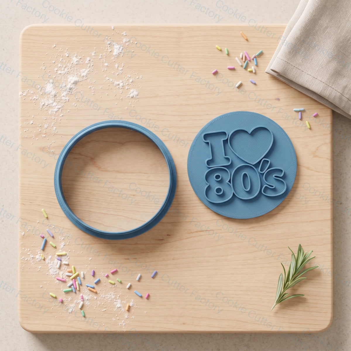 I Love 80s Cookie Cutter and Embosser Stamp - Retro Party Baking | CCF_APPROVED_MEDIA_V1:2:1281c459972a414da74e7333ac103631a87934003b9dd6fc193d16cf5e7f9fd5